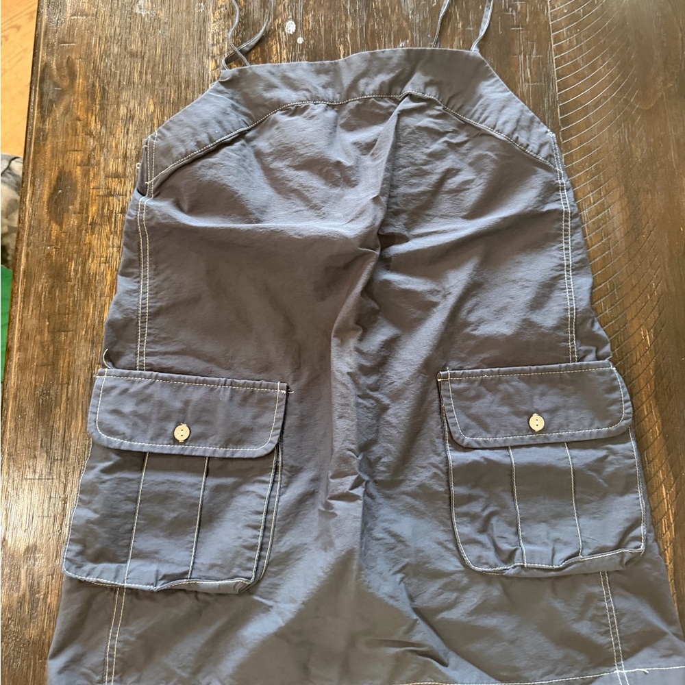 Free People gray Cargo Midi Dress